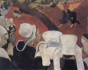 Paul Gauguin The Vision after the Sermon painting